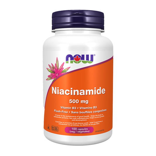 Now Niacinamide 500 Mg 100 Cap