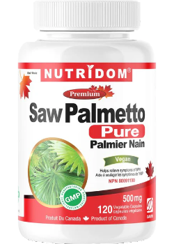 Nutridom Saw Palmetto Pure 500mg 120 Caps
