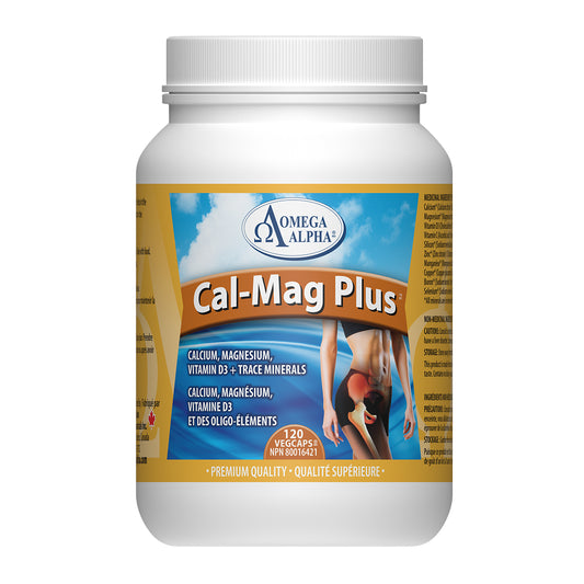 Omega Alpha Cal-Mag Plus 120 Veggie Caps