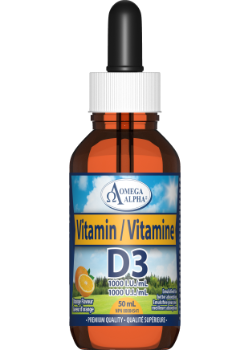 Vitamin D3 1,000iu Concentrated Drops (Orange) - 50ml