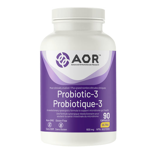 AOR Probiotic-3 600mg 90 Capsules