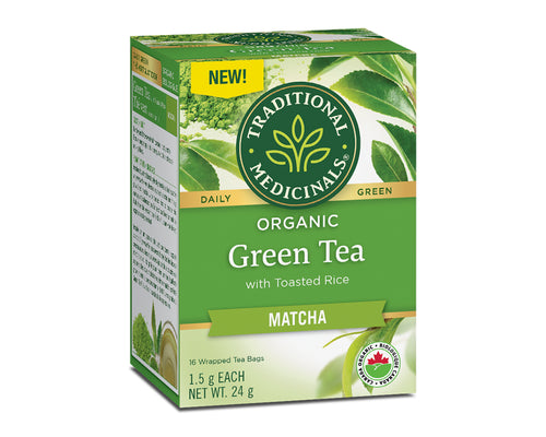 Traditional Medicinals Organic Green Tea Matcha 16 Tea Bags