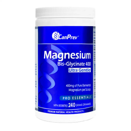 CanPrev Magnesium Bis-Glycinate 400 Ultra Gentle Powder 240g