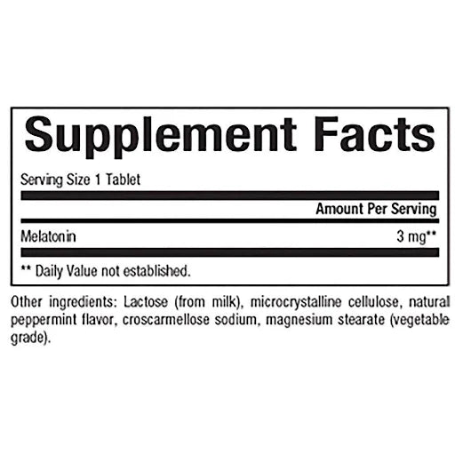Natural Factors Melatonin 3mg 180 Tab