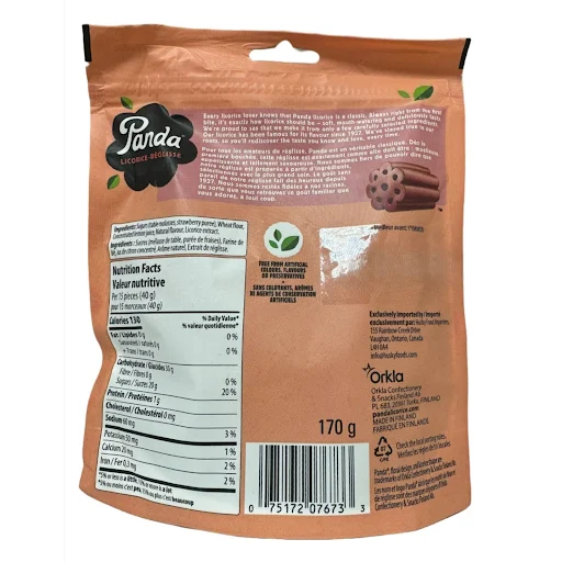 Licorice Panda Strawberry 170g