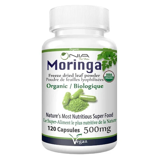 NIA-ORGANIC MORINGA 120 CAPSULES
