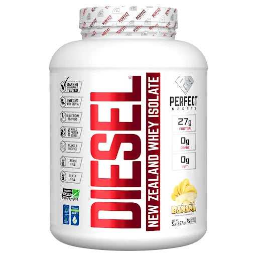 PERFECT New Zealand Whey Protein Isolate Banana 5lb