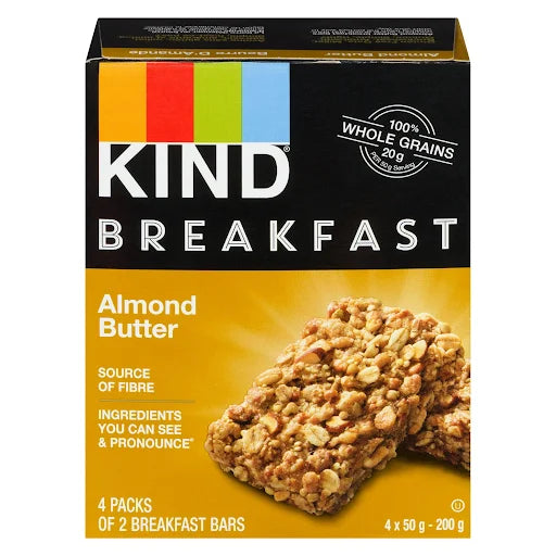 Kind, Almond Butter Breakfast Bar, 4 Packs