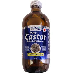P Castor Organic oil 300ml (glass)