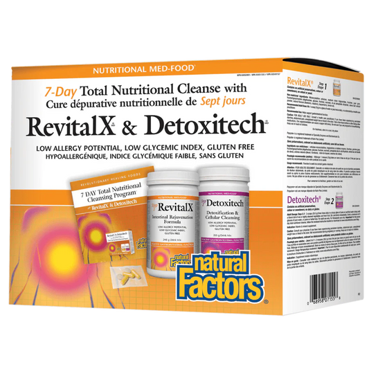 RevitalX & Detoxitech Seven Day Total Nutritional Cleansing Program