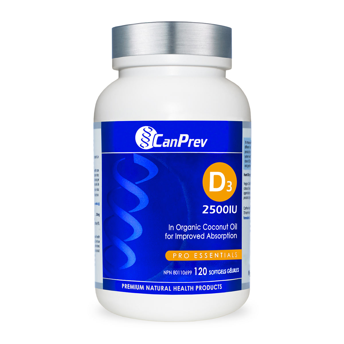 Canprev D3 2500 IU 120 Soft Gels
