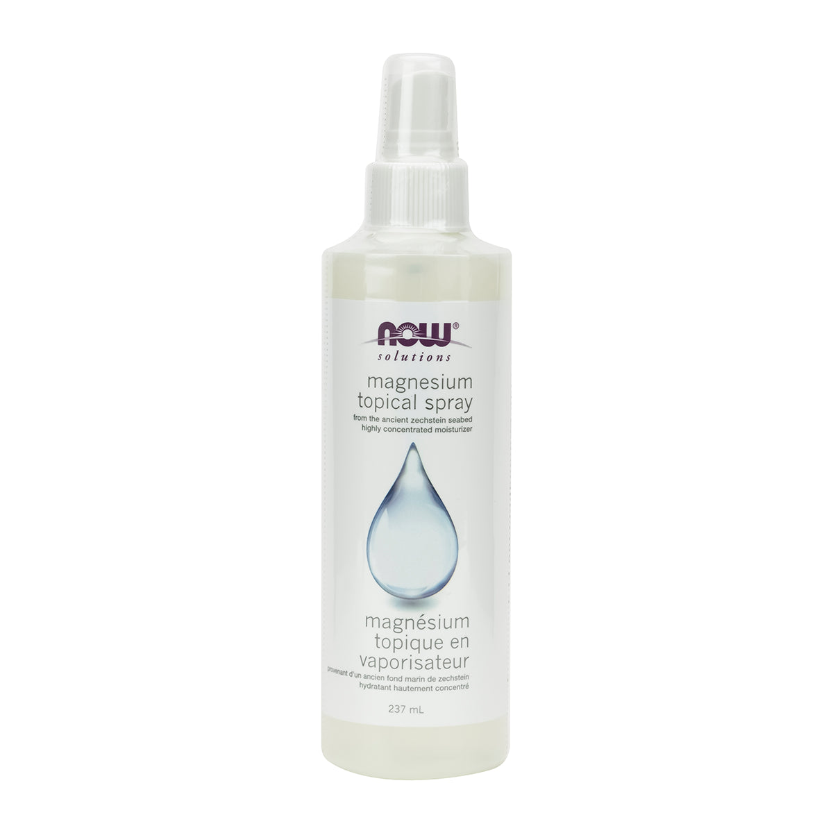 NOW Magnesium Topical Spray 237mL - Vegan, Cruelty Free, Helps with Sleep Support