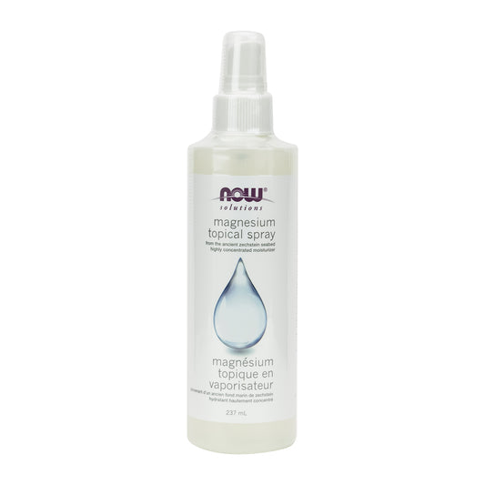 NOW Magnesium Topical Spray 237mL - Vegan, Cruelty Free, Helps with Sleep Support